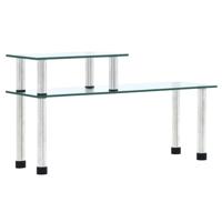 VidaXL Keukenschap 45x16x26 cm gehard glas transparent - thumbnail