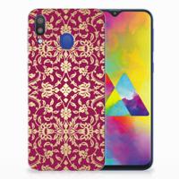 Siliconen Hoesje Samsung Galaxy M20 (Power) Barok Pink - thumbnail