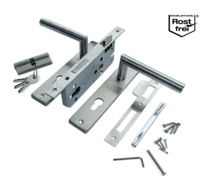 Waelbers Eurofix slotset voor slotkast poortfr. PC85 RVS - 1 Stuk(s) - 25040451 - thumbnail