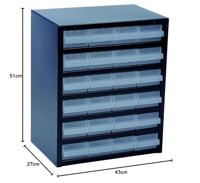 Raaco Ladekast met 24 laden type 250/24-1 - 137577 - 137577 - thumbnail