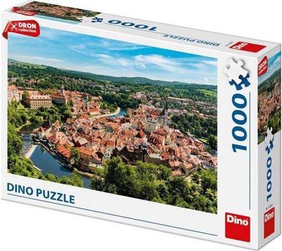 DinoToys Dino puzzel - drone beeld český krumlov - 1000 stukjes