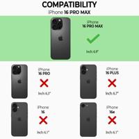 Høyde iPhone 16 Pro Max backcover - Telefoonhoes met koord - Beachy Blue - thumbnail