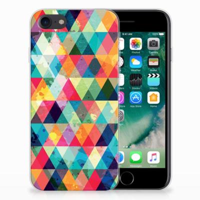 iPhone SE 2022 | SE 2020 | 8 | 7 | TPU bumper | Geruit