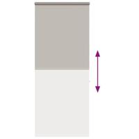 Doucherolgordijn met cassette 110x240 cm stofbreedte 106 cm - thumbnail