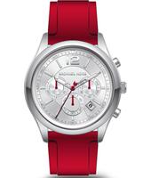 Horlogeband Michael Kors MK8523 Silicoon Rood 24mm
