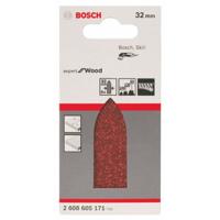 Bosch Accessories 2608605171 Deltaschuurpapierset Ongeperforeerd Korrelgrootte (num) 60, 120, 240 (l x b) 131 mm x 61 mm 1 set(s) - thumbnail