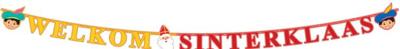 Sint en Piet Welkom Sinterklaas Slinger 3M