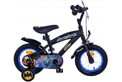 Batman kinderfiets jongens 12 inch zwart