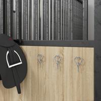 Schroefoog met ring 3 st staal zilverkleurig - thumbnail