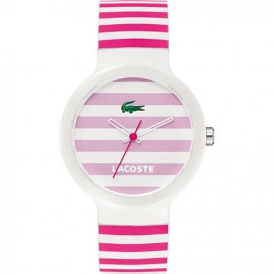 Lacoste horlogeband 2020001 / LC-46-4-29-2224 Rubber Wit 14mm