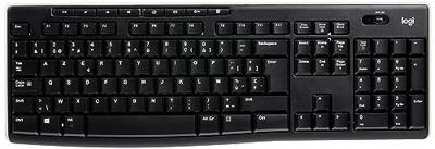 Logitech K270 toetsenbord Draadloos Zwart Azerty Belgisch