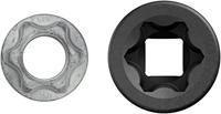 HAZET Krachtdopsleutel · met speciaal profiel 2784S-1 · 1/2 inch (12,5 mm) vierkant hol · Ribbelprofiel · 39 mm - thumbnail