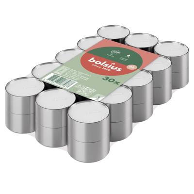 Bolsius Theelichten 6-uur brickpack 30 stuks