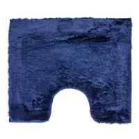 Wicotex toiletmat 60x50cm uni blauw - thumbnail