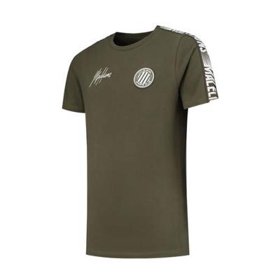 Malelions T-shirt army groen/wit Malelions T-shirt army groen/wit