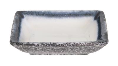 Grijs/Wit Schaaltje - Tajimi - Porselein - 9.5 x 7 x 2.5cm Grijs/Wit Schaaltje - Tajimi - Porselein - 9.5 x 7 x 2.5cm