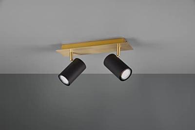 Trio Dubbele opbouwspotMarley zwart met goud - 802400280