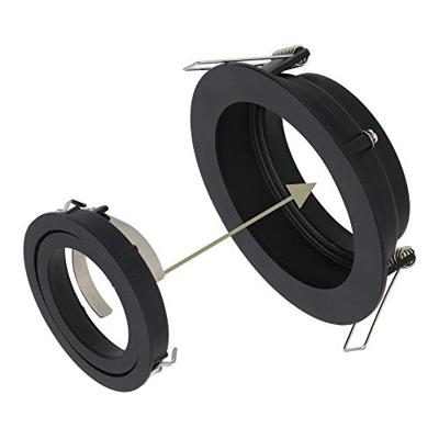 Set van 6 Laredo LED inbouwspots - GU10 4 Watt 345 Lumen - 6500K daglicht wit - Dimbaar - verzonken - Rond - Kantelbaar - IP20 Voor binnen - Zwart Set van 6 Laredo LED inbouwspots - GU10 4 Watt 345 Lumen - 6500K daglicht wit - Dimbaar - verzonken - Rond - Kantelbaar - IP20 Voor binnen - Zwart