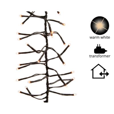 Lumineo clusterverlichting 19m 2040led warm wit