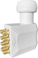 MegaSat HD-Profi Octo-LNB Aantal gebruikers: 8 Feed-opname: 40 mm vergulden aansluiting, Weerbestendig Wit - thumbnail