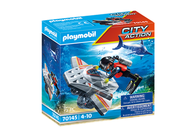 Playmobil® City Action 70145 redding op zee duikscooter in de reddingsmissie