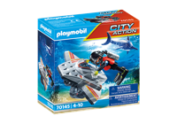 Playmobil® City Action 70145 redding op zee duikscooter in de reddingsmissie - thumbnail