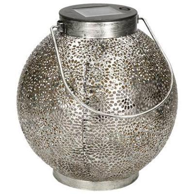 Solar Lantaarn Metaal Ø14cm