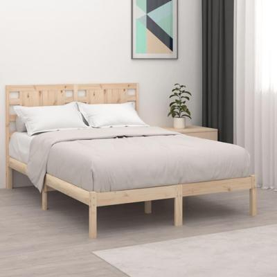 Bedframe zonder matras massief grenenhout 200x200 cm