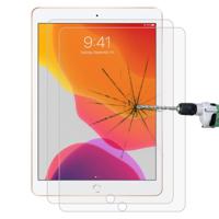 2 stuks voor iPad 10 2 inch 9H rechte rand explosieveilige gehard glas film - thumbnail