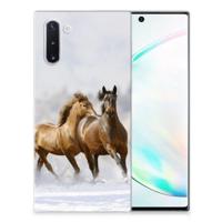 Samsung Galaxy Note 10 TPU Hoesje Paarden - thumbnail