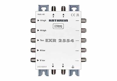 Kathrein EXR 2554 Satelliet multiswitch cascade Ingangen (satelliet): 5 (4 satelliet / 1 terrestrisch) Aantal gebruikers: 4