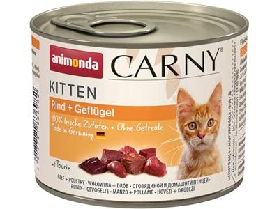 ANIMONDA Carny Kitten Poultry cocktail - nat kattenvoer - 200g