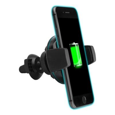 SBS Wireless Clamp circular phone Car Holder Qi charger 10W