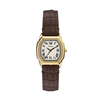 Horlogeband Fossil ES5426 Leder Bruin 16mm
