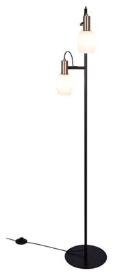 Nordlux Arild vloerlamp zwart met 2 opaalglazen kappen E14 fittingen Nordlux Arild vloerlamp zwart met 2 opaalglazen kappen E14 fittingen