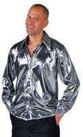 Blouse metallic zilver elite - thumbnail