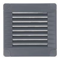 Ventilatierooster EDM 87701 Grijs 10 x 10 cm - thumbnail