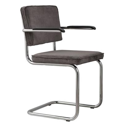 Zuiver Ridge Rib armstoel Grey