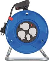 Brennenstuhl Garant-kabelhaspel 3-voudig met USB voor gebruik binnenshuis (indoor kabeltrommel met USB-oplaadfunctie en 25 m kabel) - 1215050600 - thumbnail