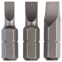 Bosch Accessoires Schroefbitset standaard gleufkopschroef S | 3-delig - 2609255963 - thumbnail