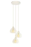 Light & Living 3-lichts hanglampBisho crème design Ø 30cm - 2982043 - thumbnail