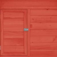 VidaXL Kippenhok 150x96x110 cm massief vurenhout rood en wit - thumbnail