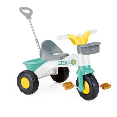 Dolu Driewieler 70x47x70 cm Groen/Geel/Wit/Grijs Dolu Driewieler 70x47x70 cm Groen/Geel/Wit/Grijs