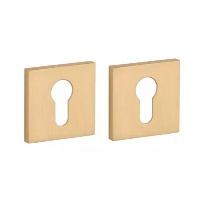 STILE | Cilinderrozetten | 53x53x7mm | Mat goud STILE | Cilinderrozetten | 53x53x7mm | Mat goud