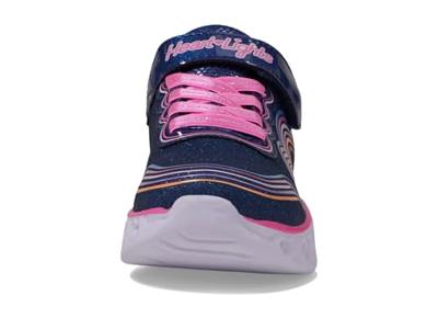 Lichtgevende kindersneakers Heart Lights - Retro Hearts 302689L - SKECHERS® marineblauw
