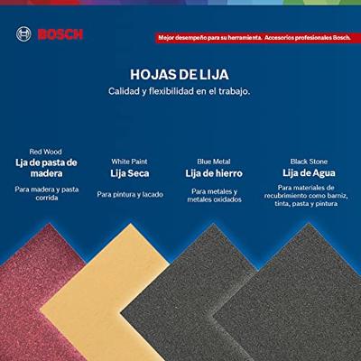 Bosch Accessories 2608605496 Schuurpapier voor schuurschijf Met klittenband, Ongeperforeerd Korrelgrootte (num) 60 (Ø) 115 mm 10 stuk(s)