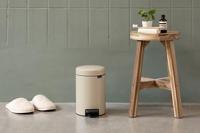 Brabantia pedaalemmer NewIcon 5 liter Soft beige - thumbnail