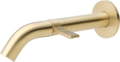 Ben Anello wand fonteinkraan geborsteld messing