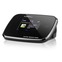 Albrecht DR52BA adapter met Bluetooth voor het upgraden van hifi-systemen en FM-radio's voor digitale DAB+ ontvangst, met kleurendisplay en antenne, kleur: zwart - thumbnail