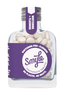 Smyle Tandpasta tabs whitening pro - flesje 65st. - met fluoride